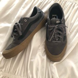 Grey gumsole vans